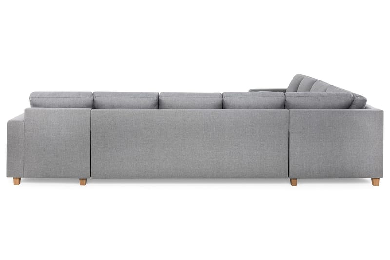 Crazy 7-sits Högervänd U-formad XX-Large Hörnsoffa med divan i Tyg - Grå - Möbler - Vardagsrum - Soffor - Hörnsoffor