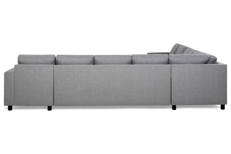 Crazy 7-sits Högervänd U-formad XX-Large Hörnsoffa med divan i Tyg - Grå - Möbler - Vardagsrum - Soffor - Hörnsoffor