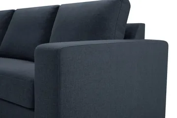 Crazy 7-sits Högervänd U-formad XX-Large Hörnsoffa med divan i Tyg - Mörkblå - Möbler - Vardagsrum - Soffor - Hörnsoffor