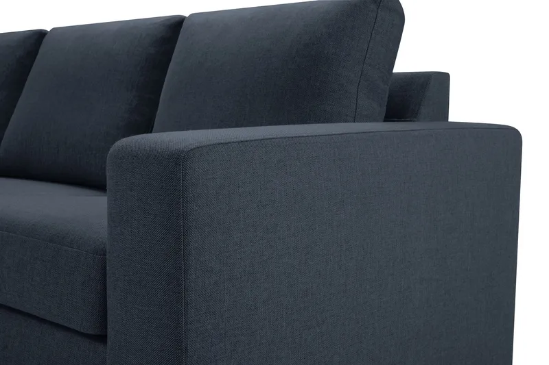 Crazy 7-sits Högervänd U-formad XX-Large Hörnsoffa med divan i Tyg - Mörkblå - Möbler - Vardagsrum - Soffor - Hörnsoffor