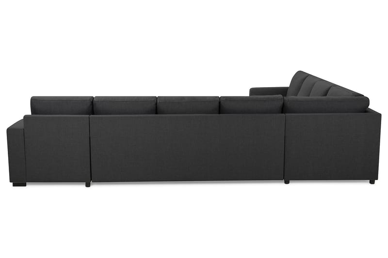 Crazy 7-sits Högervänd U-formad XX-Large Hörnsoffa med divan i Tyg - Mörkgrå - Möbler - Vardagsrum - Soffor - Hörnsoffor