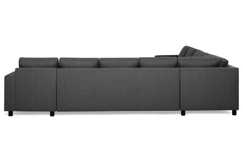 Crazy 7-sits Högervänd U-formad XX-Large Hörnsoffa med divan i Tyg - Mörkgrå - Möbler - Vardagsrum - Soffor - Hörnsoffor