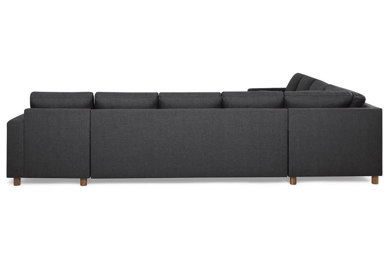 Crazy 7-sits Högervänd U-formad XX-Large Hörnsoffa med divan i Tyg - Mörkgrå - Möbler - Vardagsrum - Soffor - Hörnsoffor