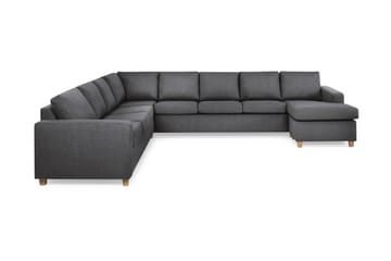 Crazy 7-sits Högervänd U-formad XX-Large Hörnsoffa med divan i Tyg