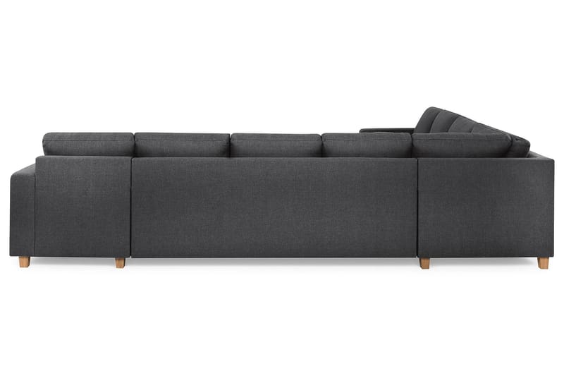 Crazy 7-sits Högervänd U-formad XX-Large Hörnsoffa med divan i Tyg - Mörkgrå - Möbler - Vardagsrum - Soffor - Hörnsoffor