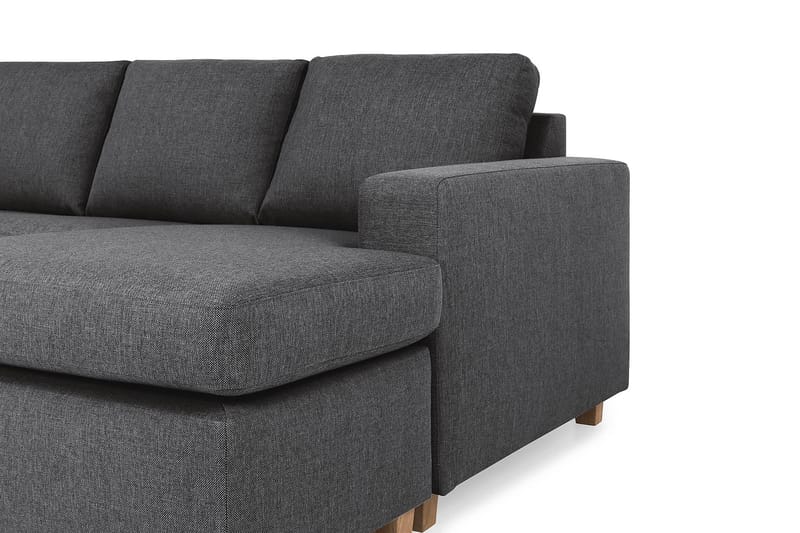 Crazy 7-sits Högervänd U-formad XX-Large Hörnsoffa med divan i Tyg - Mörkgrå - Möbler - Vardagsrum - Soffor - Hörnsoffor