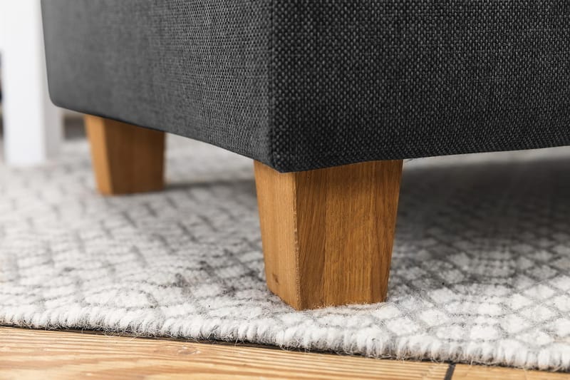 Crazy 7-sits Högervänd U-formad XX-Large Hörnsoffa med divan i Tyg - Mörkgrå - Möbler - Vardagsrum - Soffor - Hörnsoffor
