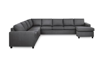 Crazy 7-sits Högervänd U-formad XX-Large Hörnsoffa med divan i Tyg