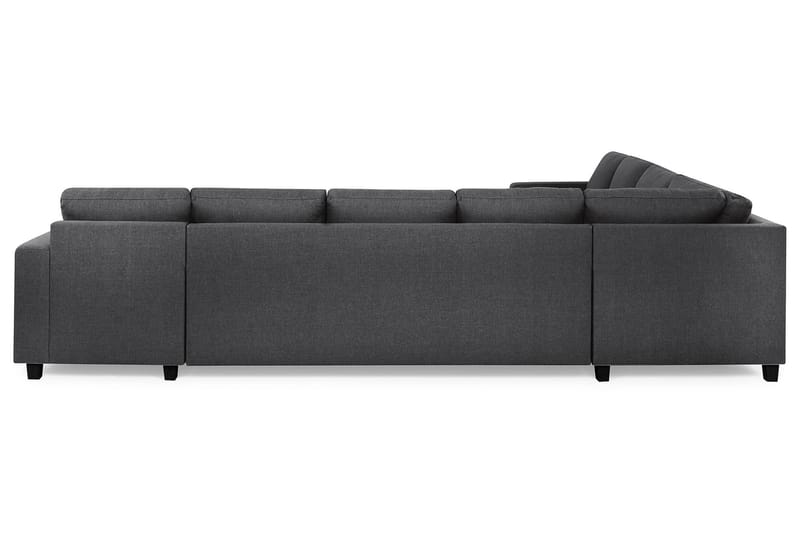 Crazy 7-sits Högervänd U-formad XX-Large Hörnsoffa med divan i Tyg - Mörkgrå - Möbler - Vardagsrum - Soffor - Hörnsoffor