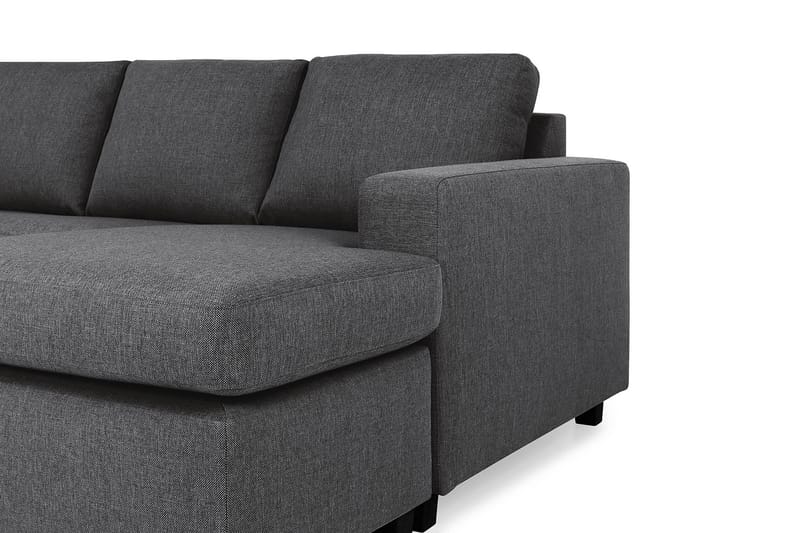 Crazy 7-sits Högervänd U-formad XX-Large Hörnsoffa med divan i Tyg - Mörkgrå - Möbler - Vardagsrum - Soffor - Hörnsoffor