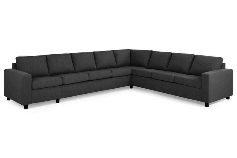 Crazy 7-sits Vändbar L-formad XX-Large Hörnsoffa i Tyg - Antracit - Möbler - Vardagsrum - Soffor - Hörnsoffor