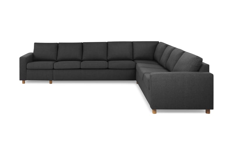 Crazy 7-sits Vändbar L-formad XX-Large Hörnsoffa i Tyg - Antracit - Möbler - Vardagsrum - Soffor - Hörnsoffor