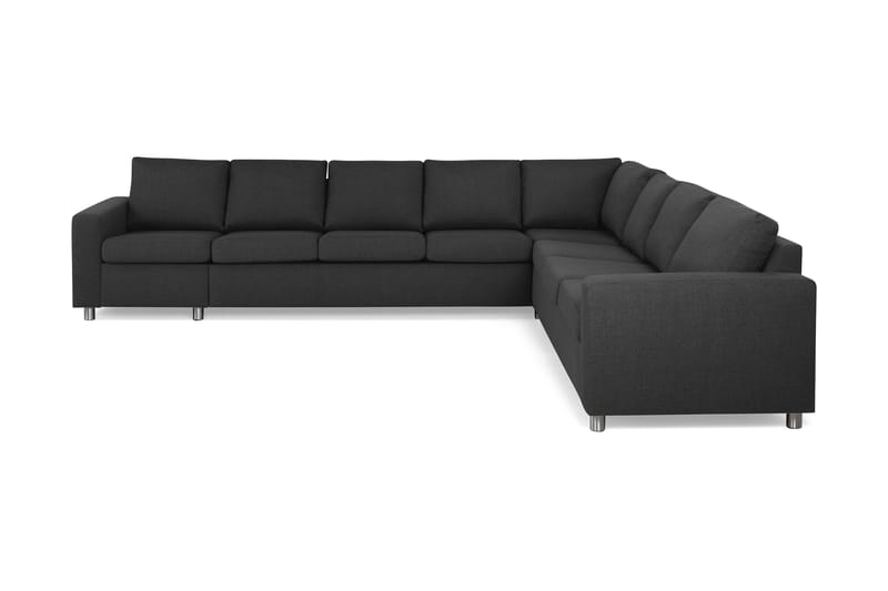 Crazy 7-sits Vändbar L-formad XX-Large Hörnsoffa i Tyg - Antracit - Möbler - Vardagsrum - Soffor - Hörnsoffor