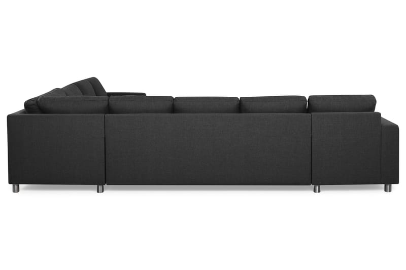 Crazy 7-sits Vändbar L-formad XX-Large Hörnsoffa i Tyg - Antracit - Möbler - Vardagsrum - Soffor - Hörnsoffor