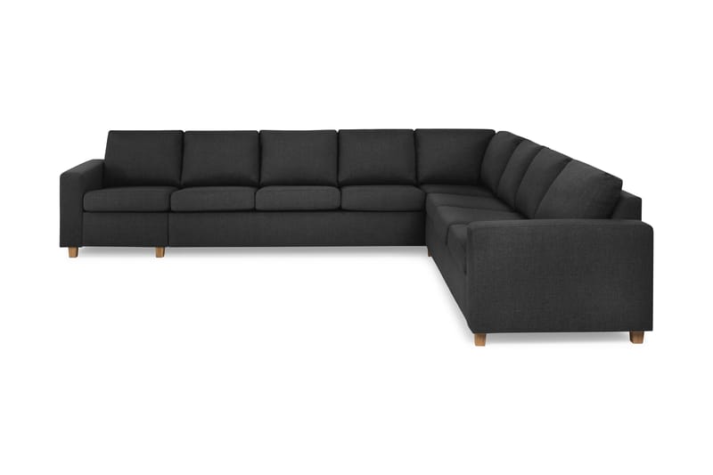 Crazy 7-sits Vändbar L-formad XX-Large Hörnsoffa i Tyg - Antracit - Möbler - Vardagsrum - Soffor - Hörnsoffor