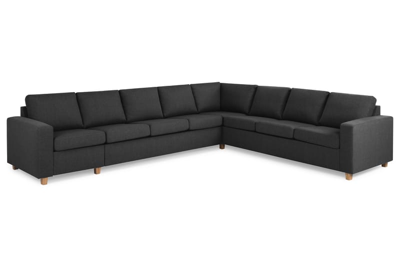 Crazy 7-sits Vändbar L-formad XX-Large Hörnsoffa i Tyg - Antracit - Möbler - Vardagsrum - Soffor - Hörnsoffor