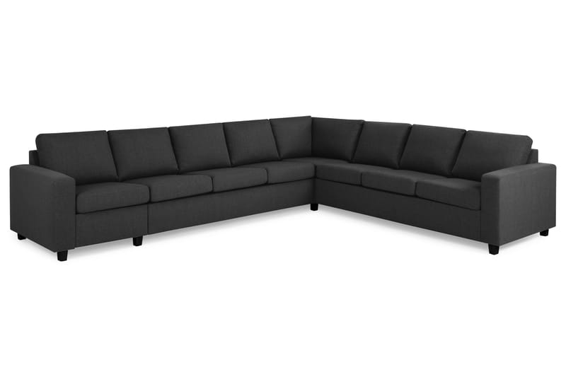 Crazy 7-sits Vändbar L-formad XX-Large Hörnsoffa i Tyg - Antracit - Möbler - Vardagsrum - Soffor - Hörnsoffor