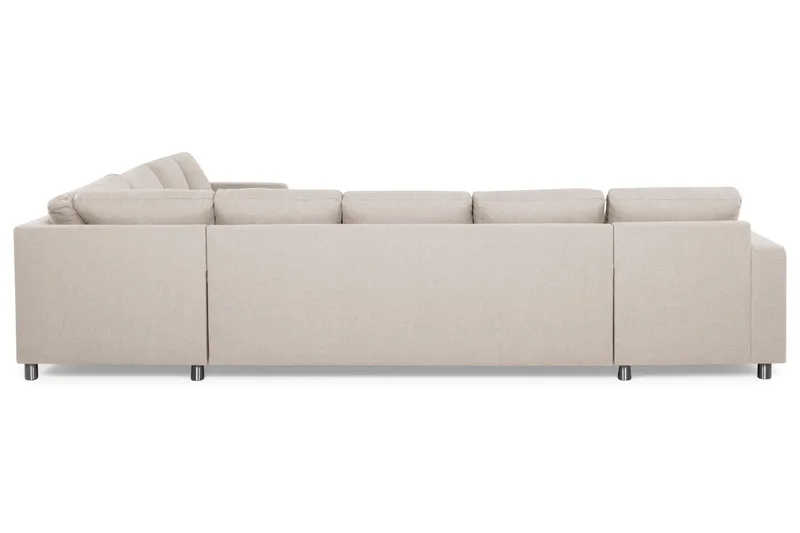Crazy 7-sits Vändbar L-formad XX-Large Hörnsoffa i Tyg - Beige - Möbler - Vardagsrum - Soffor - Hörnsoffor