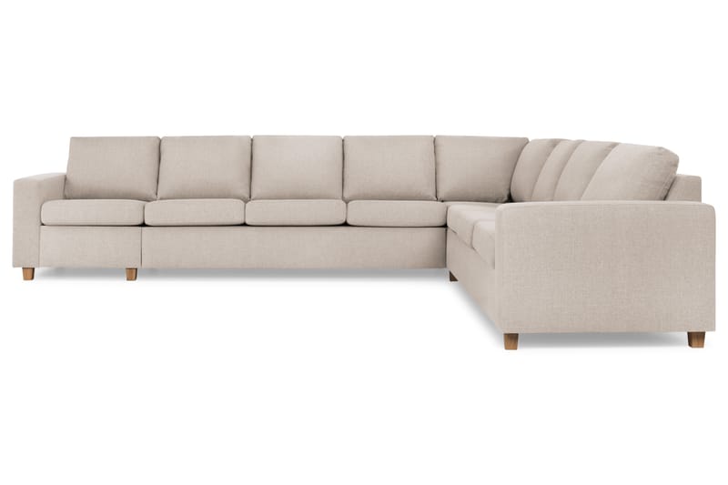 Crazy 7-sits Vändbar L-formad XX-Large Hörnsoffa i Tyg - Beige - Möbler - Vardagsrum - Soffor - Hörnsoffor
