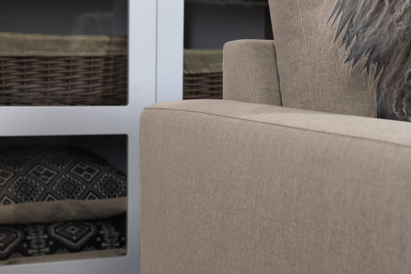 Crazy 7-sits Vändbar L-formad XX-Large Hörnsoffa i Tyg - Beige - Möbler - Vardagsrum - Soffor - Hörnsoffor