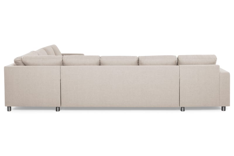 Crazy 7-sits Vändbar L-formad XX-Large Hörnsoffa i Tyg - Beige - Möbler - Vardagsrum - Soffor - Hörnsoffor