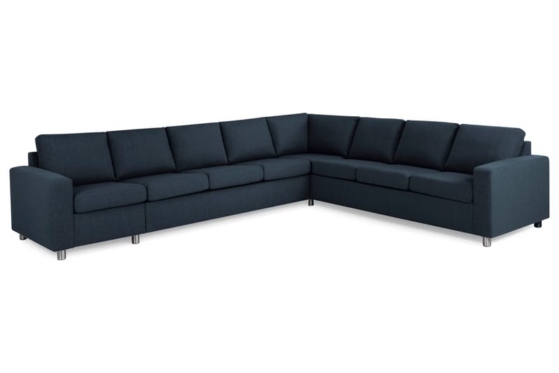 Crazy 7-sits Vändbar L-formad XX-Large Hörnsoffa i Tyg - Blå - Möbler - Vardagsrum - Soffor - Hörnsoffor