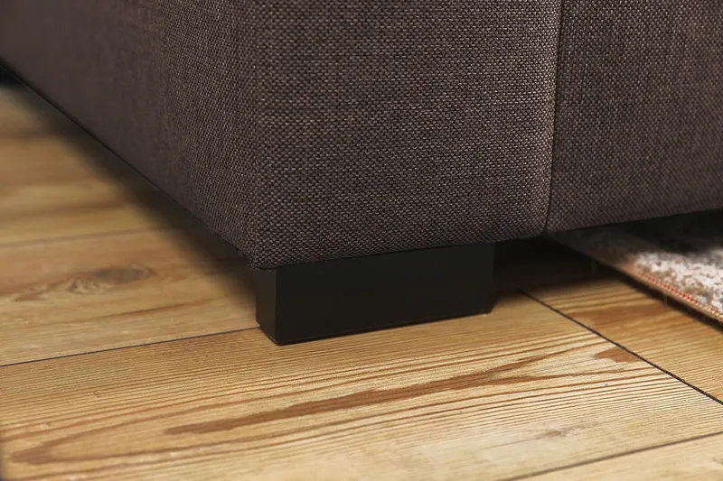 Crazy 7-sits Vändbar L-formad XX-Large Hörnsoffa i Tyg - Brun - Möbler - Vardagsrum - Soffor - Hörnsoffor