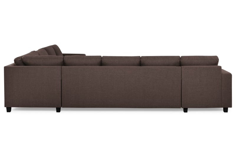 Crazy 7-sits Vändbar L-formad XX-Large Hörnsoffa i Tyg - Brun - Möbler - Vardagsrum - Soffor - Hörnsoffor