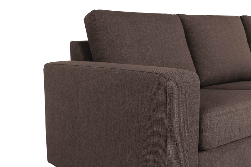Crazy 7-sits Vändbar L-formad XX-Large Hörnsoffa i Tyg - Brun - Möbler - Vardagsrum - Soffor - Hörnsoffor
