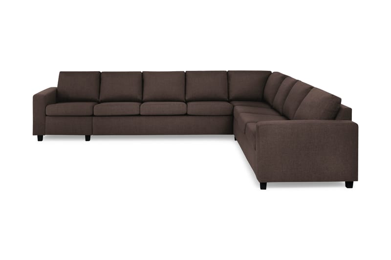 Crazy 7-sits Vändbar L-formad XX-Large Hörnsoffa i Tyg - Brun - Möbler - Vardagsrum - Soffor - Hörnsoffor