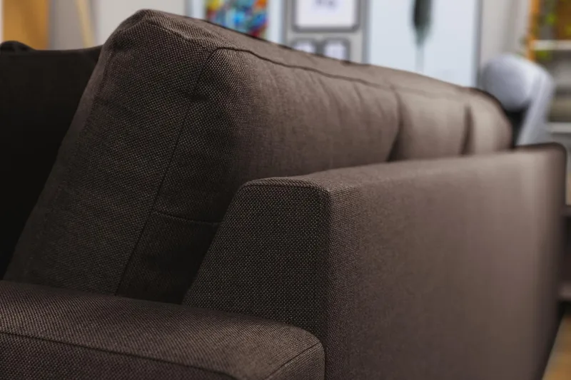 Crazy 7-sits Vändbar L-formad XX-Large Hörnsoffa i Tyg - Brun - Möbler - Vardagsrum - Soffor - Hörnsoffor