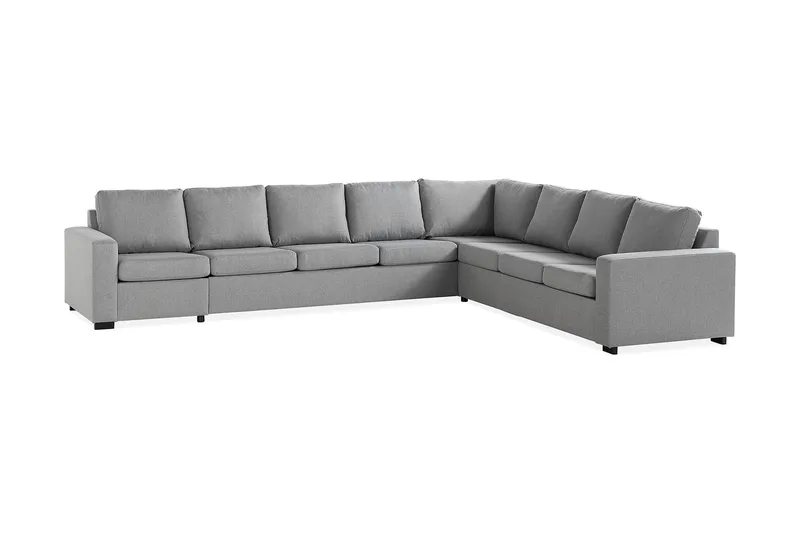 Crazy 7-sits Vändbar L-formad XX-Large Hörnsoffa i Tyg - Grå - Möbler - Vardagsrum - Soffor - Hörnsoffor