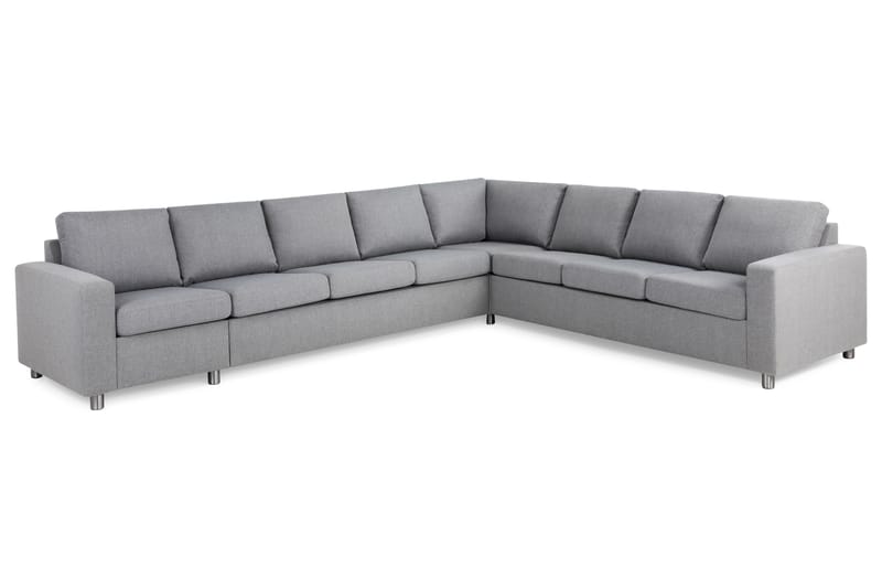 Crazy 7-sits Vändbar L-formad XX-Large Hörnsoffa i Tyg - Grå - Möbler - Vardagsrum - Soffor - Hörnsoffor
