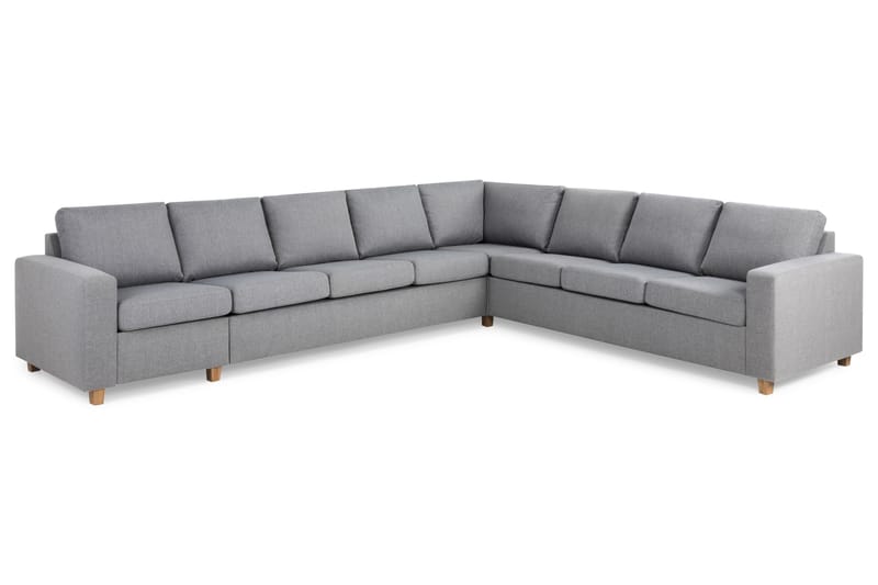Crazy 7-sits Vändbar L-formad XX-Large Hörnsoffa i Tyg - Grå - Möbler - Vardagsrum - Soffor - Hörnsoffor