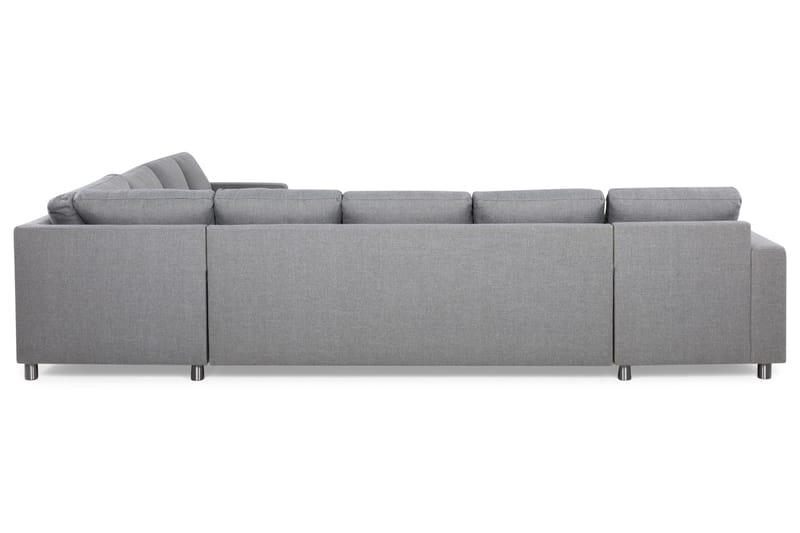 Crazy 7-sits Vändbar L-formad XX-Large Hörnsoffa i Tyg - Grå - Möbler - Vardagsrum - Soffor - Hörnsoffor