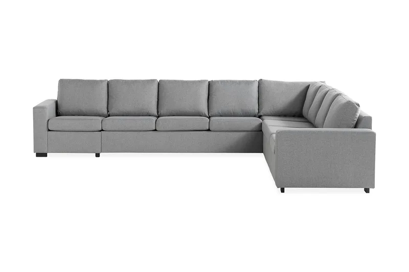 Crazy 7-sits Vändbar L-formad XX-Large Hörnsoffa i Tyg - Grå - Möbler - Vardagsrum - Soffor - Hörnsoffor