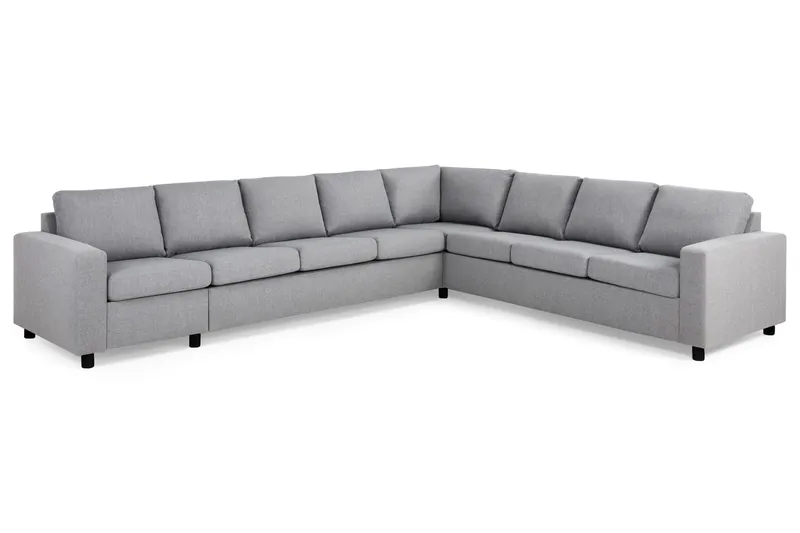 Crazy 7-sits Vändbar L-formad XX-Large Hörnsoffa i Tyg - Grå - Möbler - Vardagsrum - Soffor - Hörnsoffor