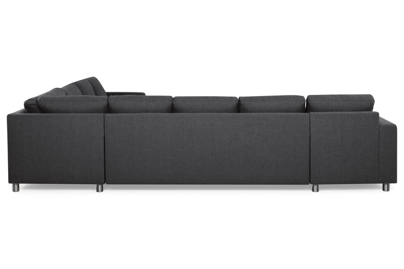 Crazy 7-sits Vändbar L-formad XX-Large Hörnsoffa i Tyg - Mörkgrå - Möbler - Vardagsrum - Soffor - Hörnsoffor