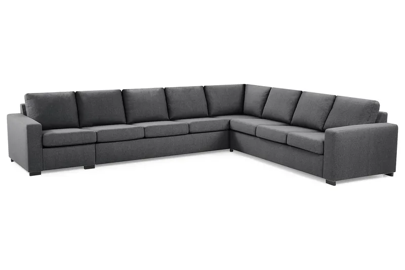 Crazy 7-sits Vändbar L-formad XX-Large Hörnsoffa i Tyg - Mörkgrå - Möbler - Vardagsrum - Soffor - Hörnsoffor
