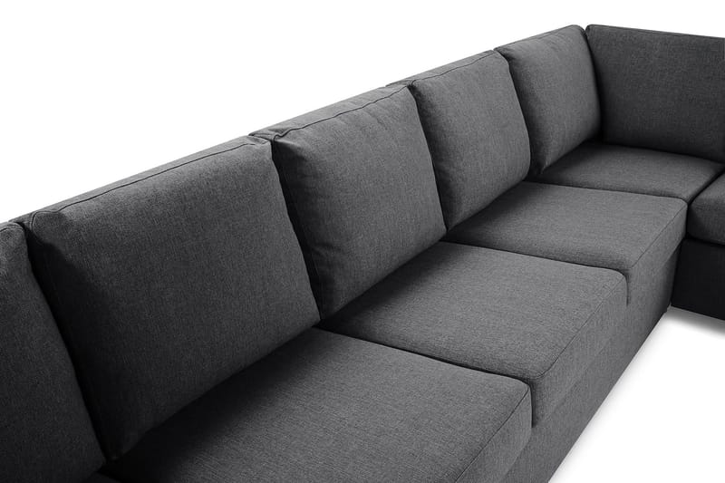 Crazy 7-sits Vändbar L-formad XX-Large Hörnsoffa i Tyg - Mörkgrå - Möbler - Vardagsrum - Soffor - Hörnsoffor