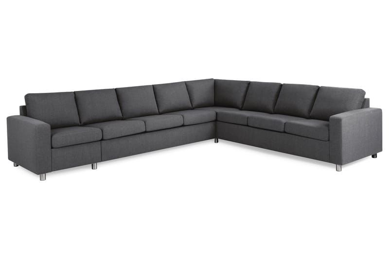 Crazy 7-sits Vändbar L-formad XX-Large Hörnsoffa i Tyg - Mörkgrå - Möbler - Vardagsrum - Soffor - Hörnsoffor