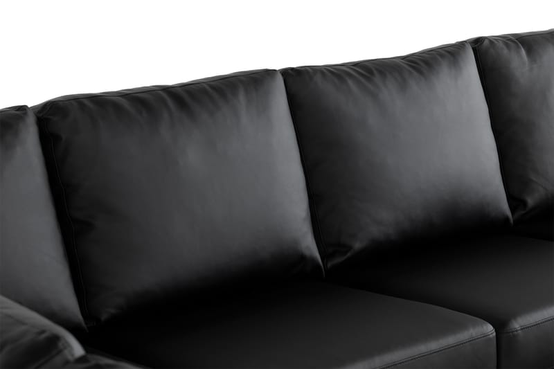 Crazy 7-sits Vändbar U-formad XX-Large Hörnsoffa med divan i Konstläder - Svart - Möbler - Vardagsrum - Soffor - Hörnsoffor