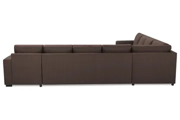 Crazy 7-sits Vändbar U-formad XX-Large Hörnsoffa med divan i Tyg - Brun - Möbler - Vardagsrum - Soffor - Hörnsoffor