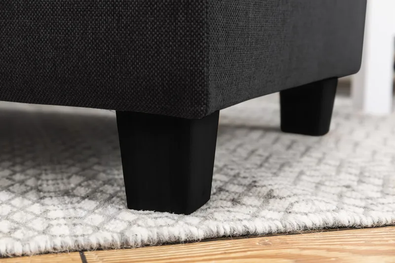 Crazy 7-sits Vändbar U-formad XX-Large Hörnsoffa med divan i Tyg - Mörkgrå / Antracit - Möbler - Vardagsrum - Soffor - Hörnsoffor