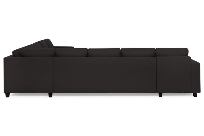 Crazy 7-sits Vändbar U-formad XX-Large Hörnsoffa med divan i Tyg - Mörkgrå / Antracit - Möbler - Vardagsrum - Soffor - Hörnsoffor