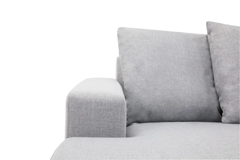 Crazy 7-sits Vänstervänd U-formad XX-Large Hörnsoffa med divan i Tyg - Grå - Möbler - Vardagsrum - Soffor - Hörnsoffor