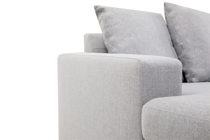 Crazy 7-sits Vänstervänd U-formad XX-Large Hörnsoffa med divan i Tyg - Grå - Möbler - Vardagsrum - Soffor - Hörnsoffor