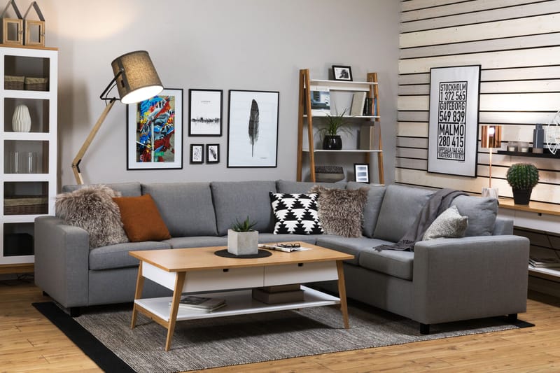 Crazy Hörnsoffa Large Vändbar - Grå - Möbler - Vardagsrum - Soffor - Hörnsoffor