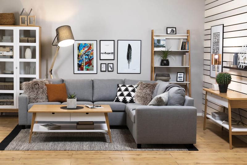 Crazy Hörnsoffa Large Vändbar - Grå - Möbler - Vardagsrum - Soffor - Hörnsoffor