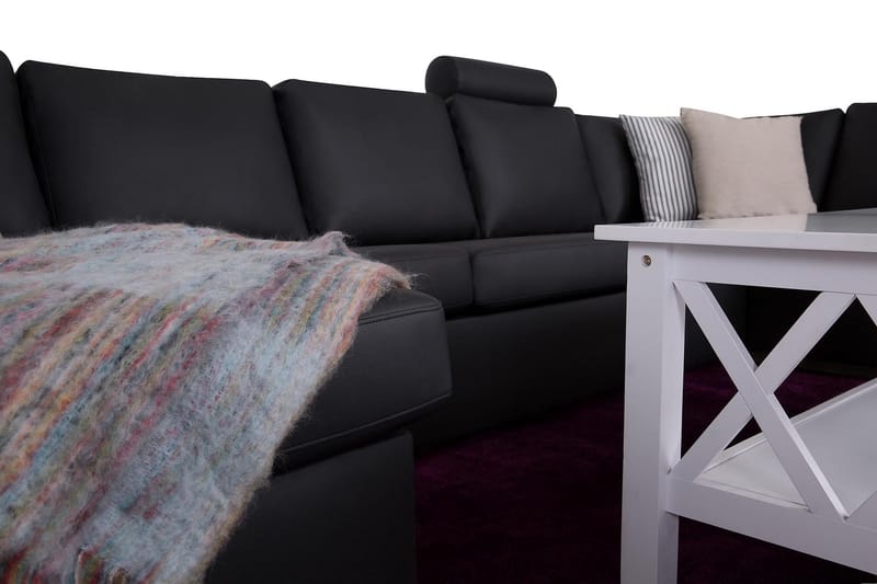 Crazy Hörnsoffa XL med Divan Vänster - Svart - Möbler - Vardagsrum - Soffor - Hörnsoffor